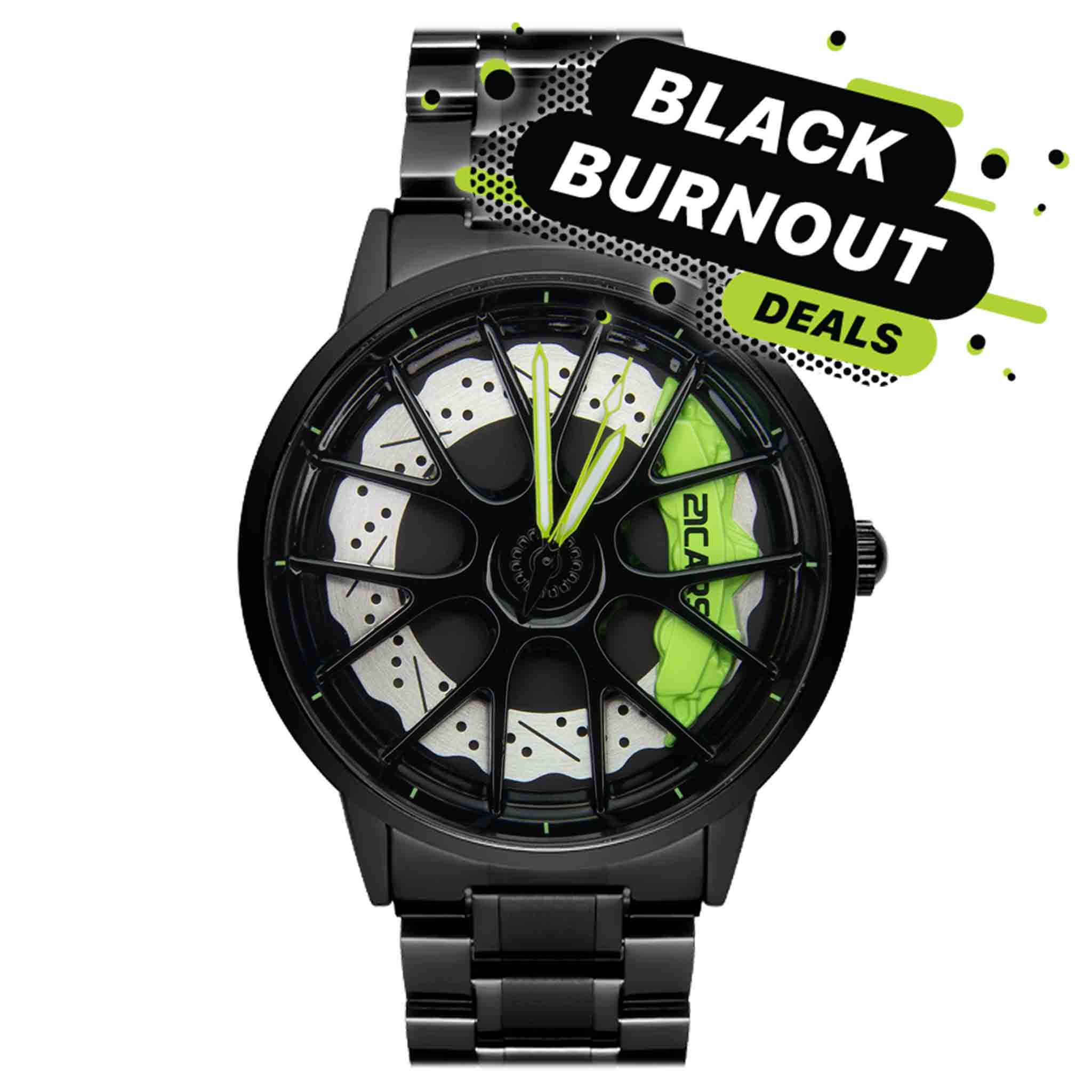 🔥 BLACK BURNOUT DEALS 🔥 Trackmaster GT3 - Grün - Schwarz I Non-Spin