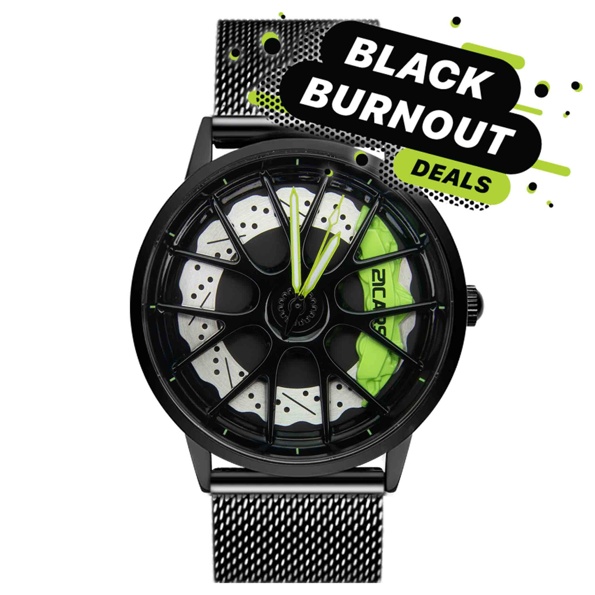 🔥 BLACK BURNOUT DEALS 🔥 Trackmaster GT3 - Grün - Mesh I Non-Spin