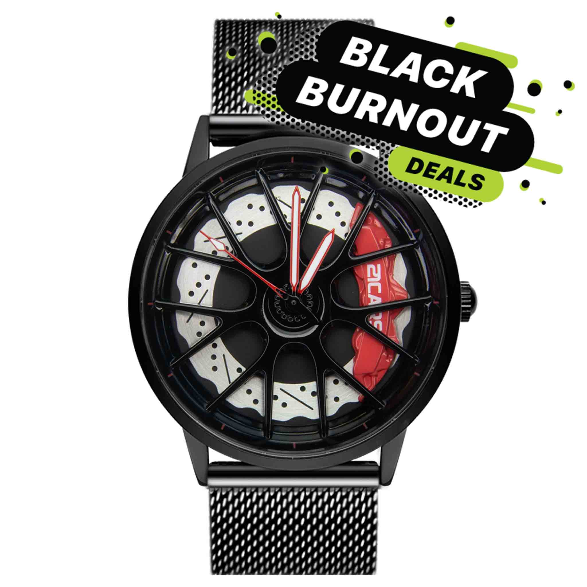 🔥 BLACK BURNOUT DEALS 🔥 Trackmaster GT3 - Rot - Mesh I Non-Spin