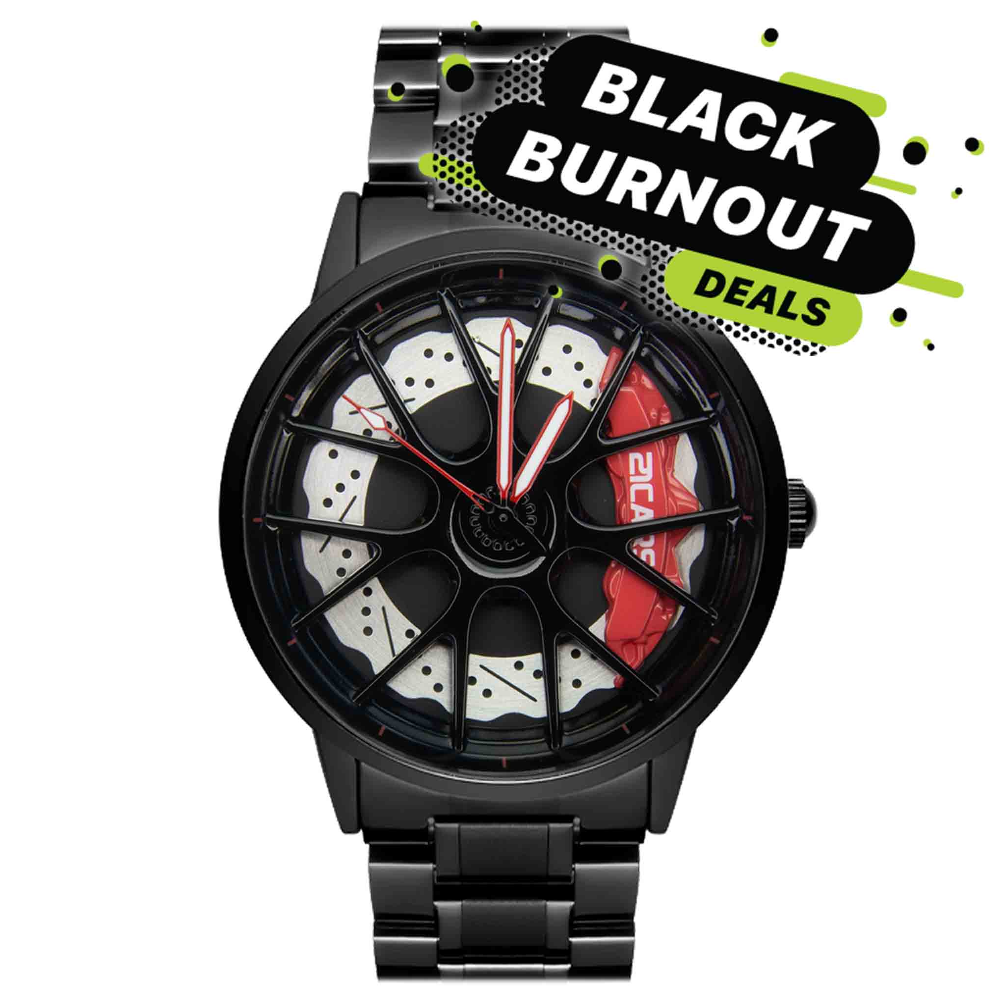 🔥 BLACK BURNOUT DEALS 🔥 Trackmaster GT3 - Rot - Schwarz I Non-Spin