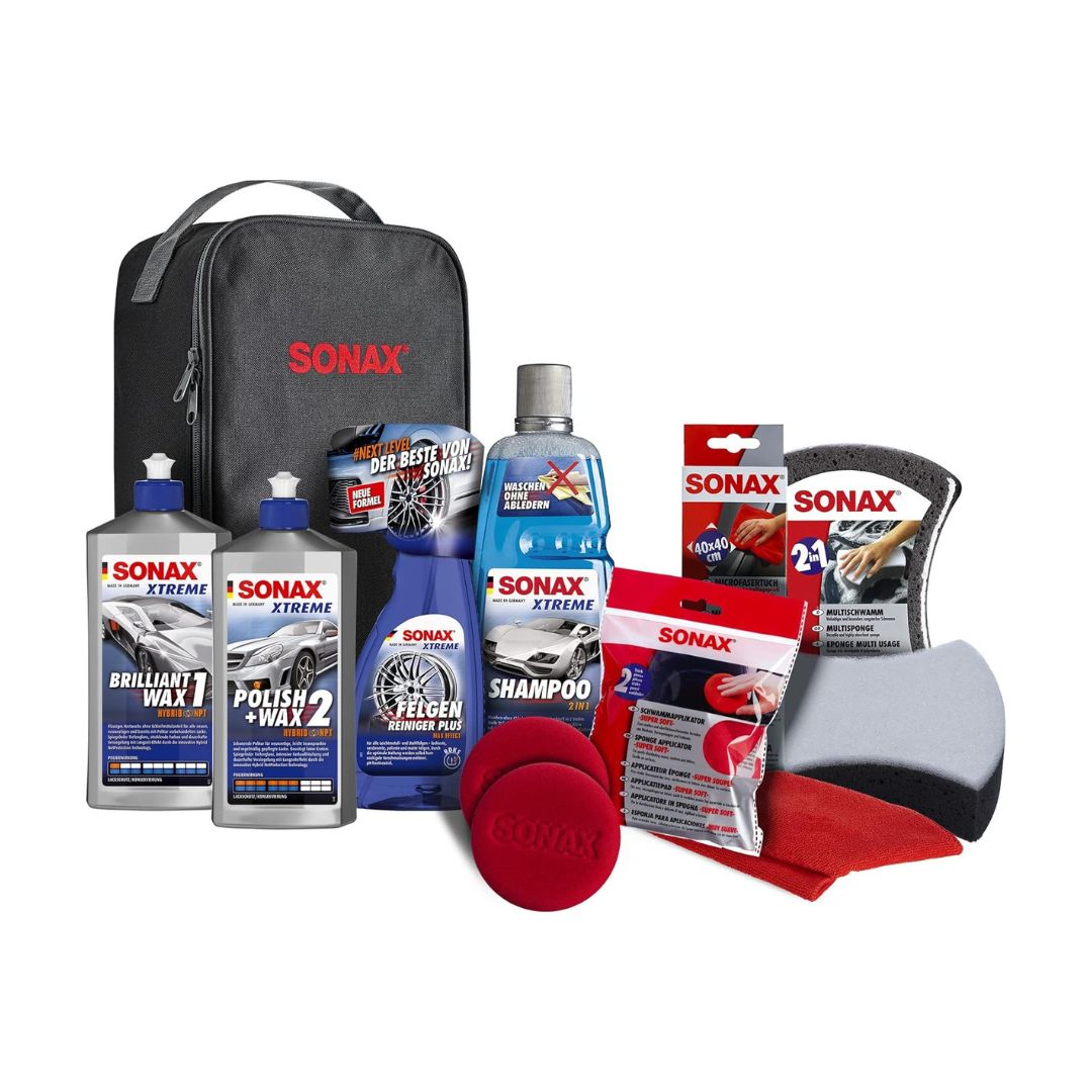 SONAX XTREME Autopflege Set inkl. Tasche | 8-teilig