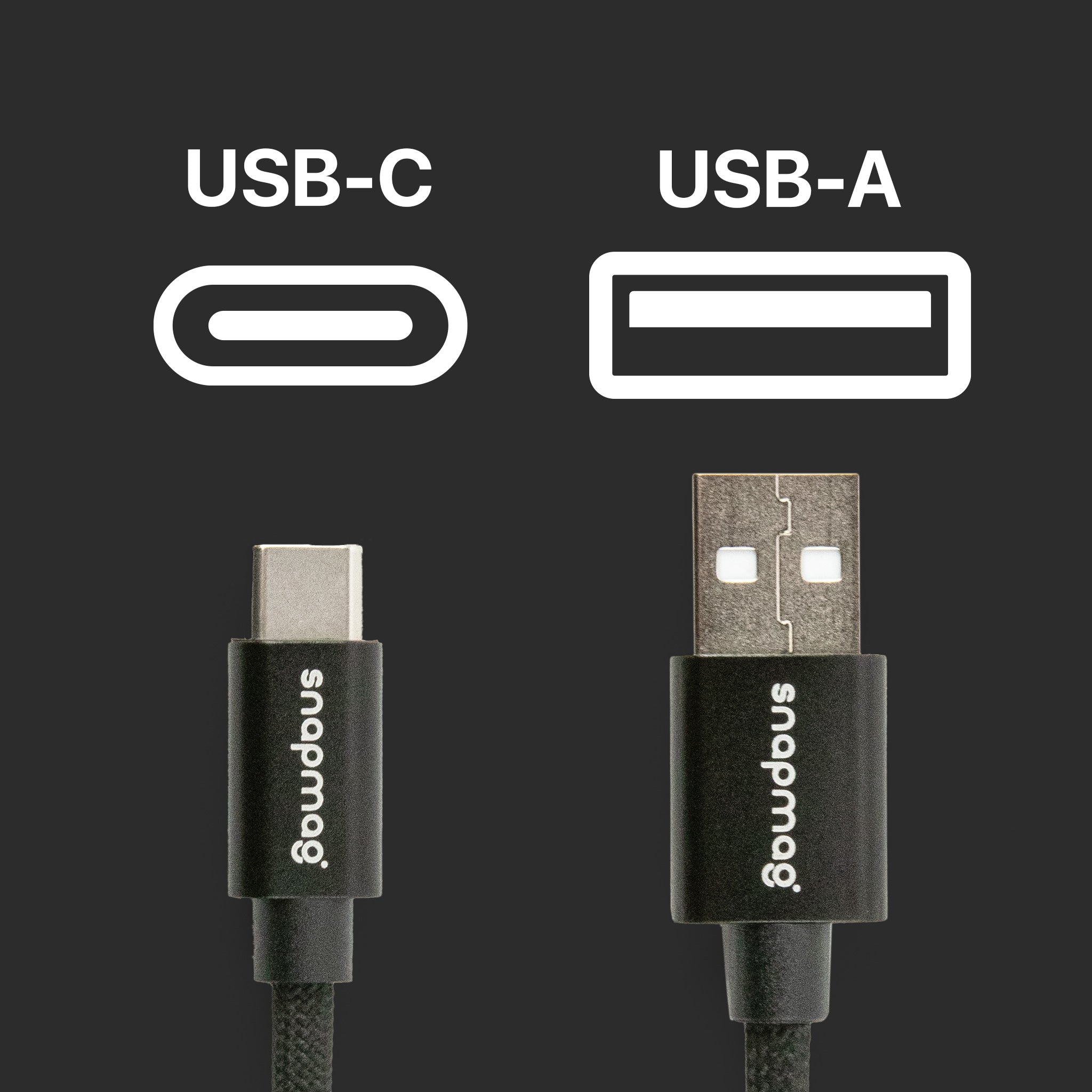 USB-A to C | 1.5 m | BLACK EDITION