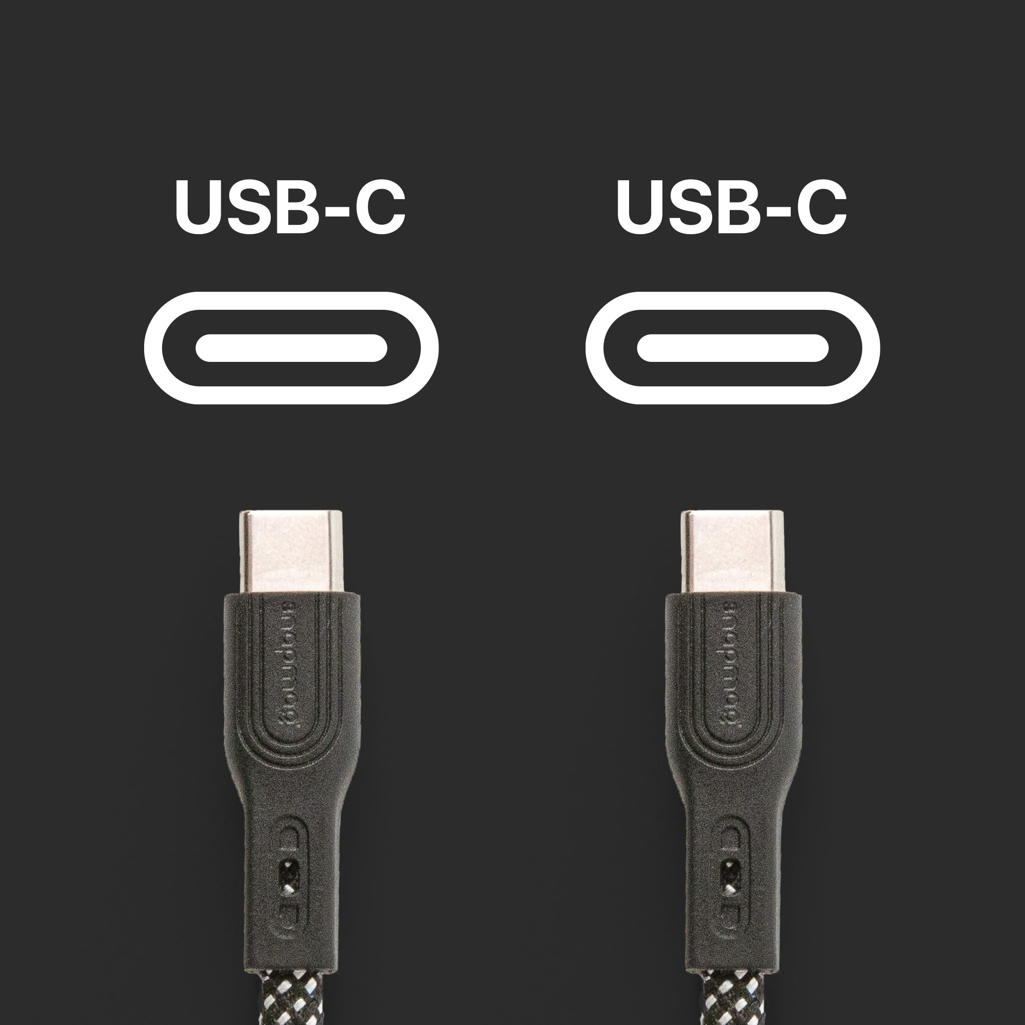 Magnetisches USB-C - USB-C | iPhone 15, Android 1.0m | Alle Typ C Geräte