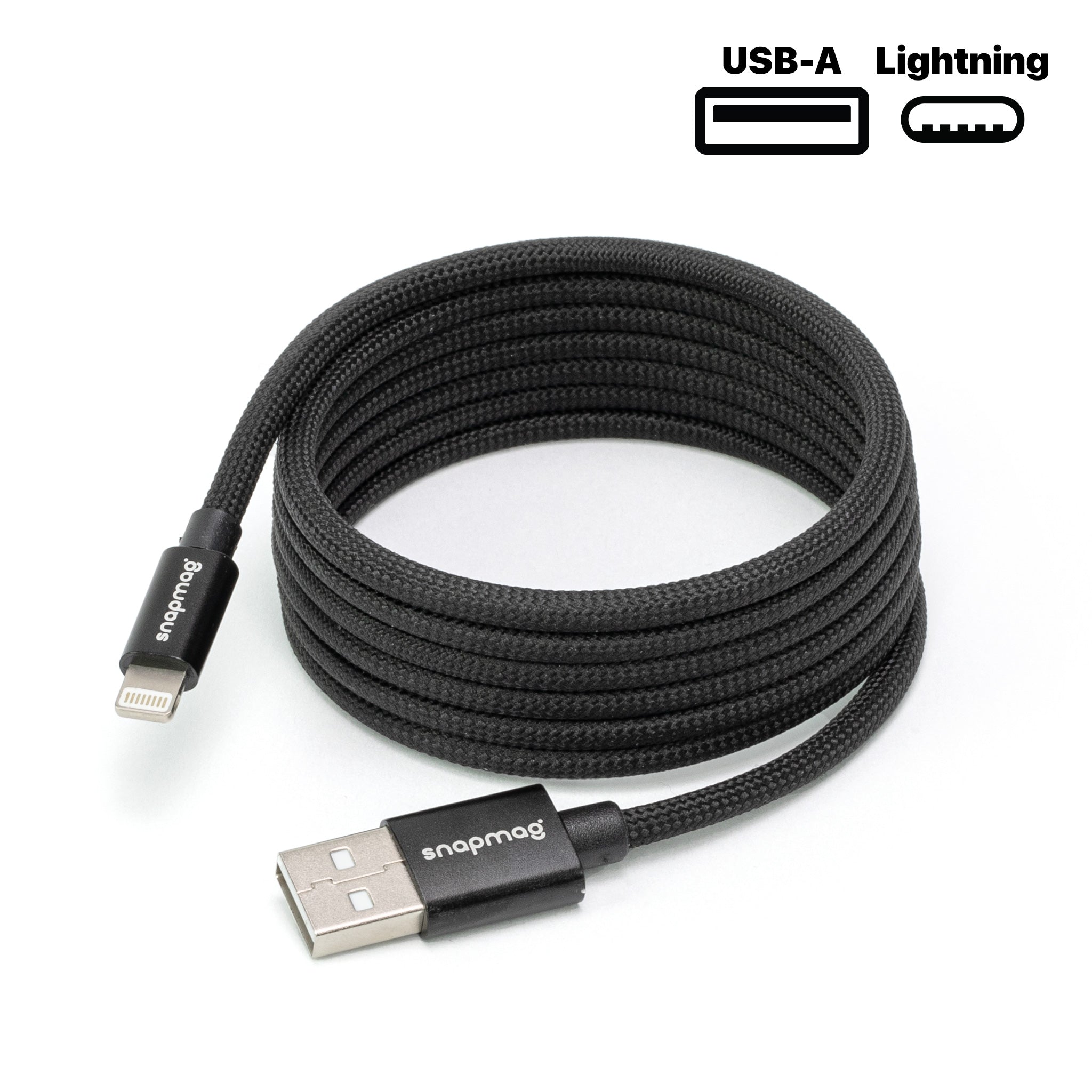 USB-A to Lightning | Alle Apple Lightning Geräte | 1.5 m | BLACK EDITION