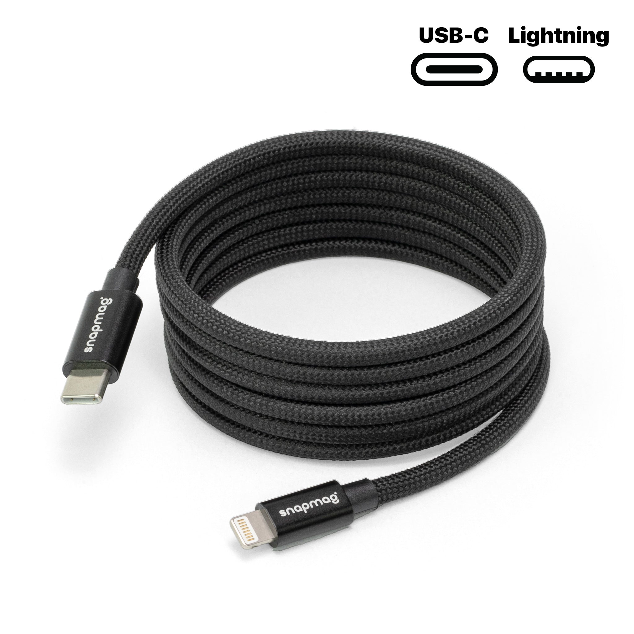 USB-C to Lightning | Alle Apple Lightning Geräte | 1.5 m | BLACK EDITION