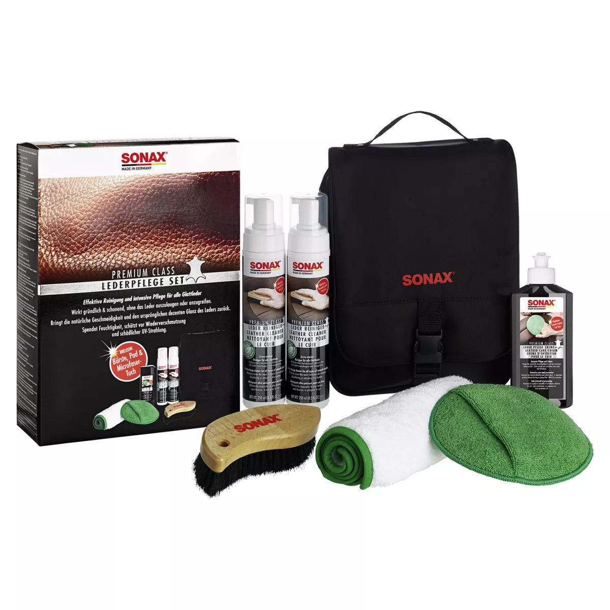 SONAX PREMIUM CLASS Leder Pflege Set